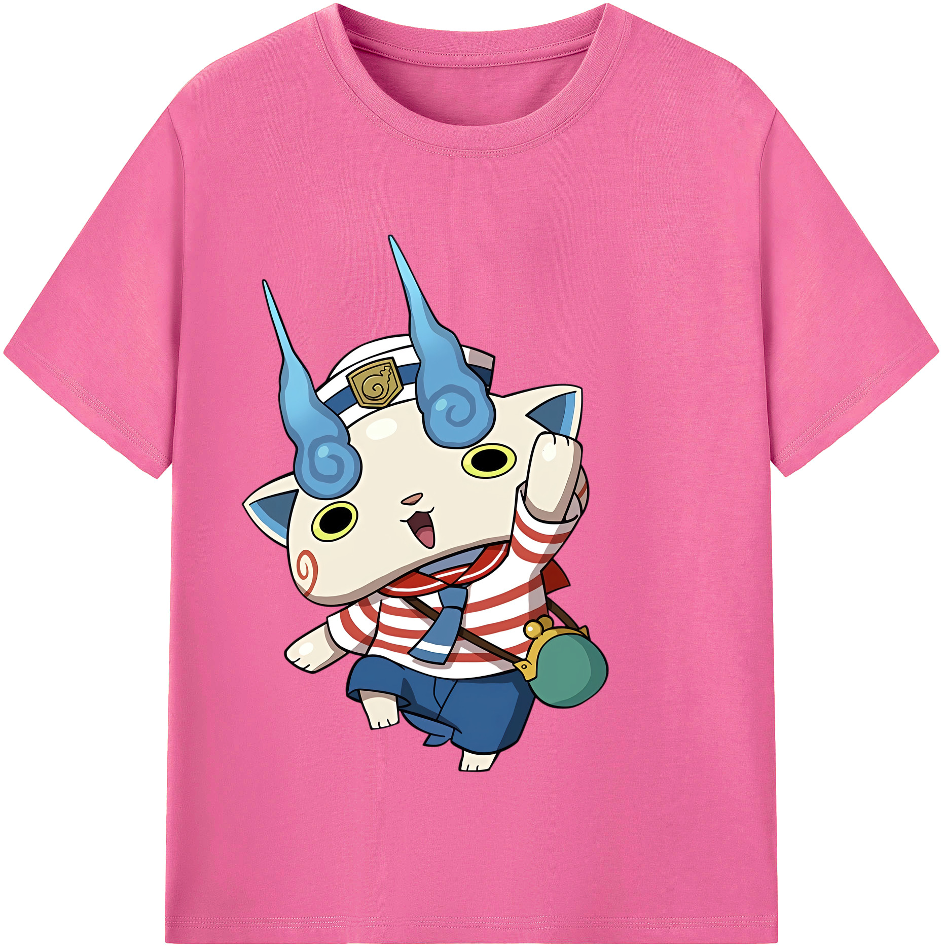 （画像用） 妖怪ウォッチ Yo-kai Watch レディースカジュアルプリントTシャツ（綿100％）